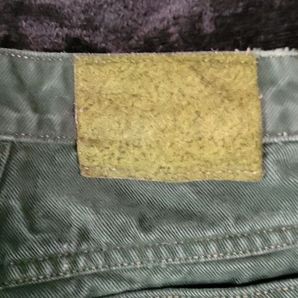 Marithe Francois Girbaud Vintage Denim Jeans Size 3/4 Forest Green - Picture 6 of 7